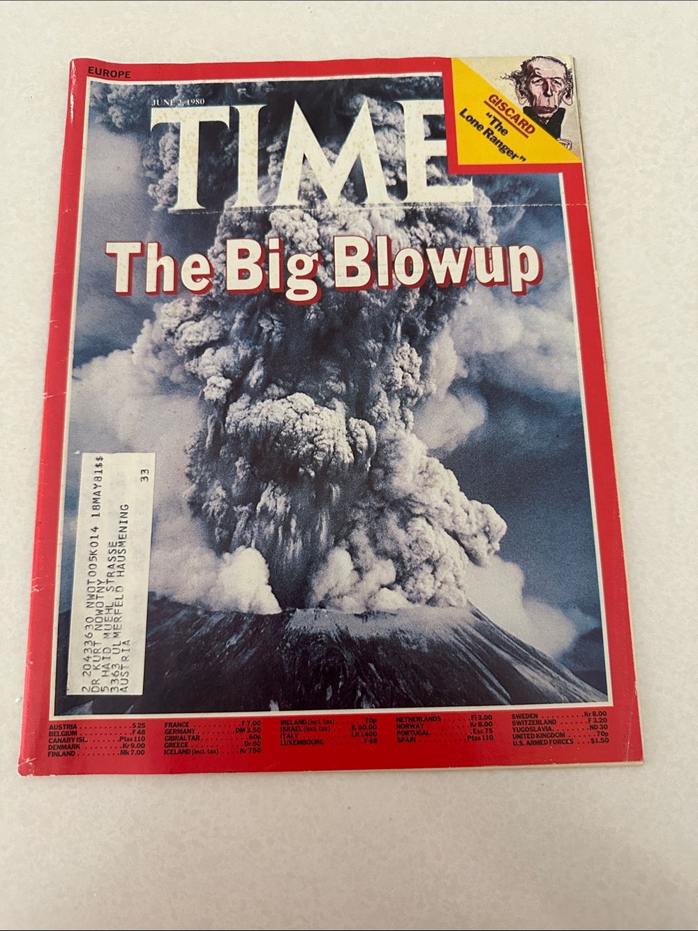 Magazine The Big Blowup Red Cover - Vintage Issue